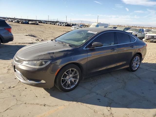 CHRYSLER 200 LIMITE 2015 gray sedan 4d gas 1C3CCCAB5FN661870 photo #1