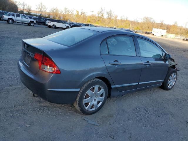 HONDA CIVIC LX 2010 gray sedan 4d gas 2HGFA1F5XAH304550 photo #4