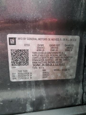 2020 CHEVROLET TRAX LS - 3GNCJKSB2LL113581