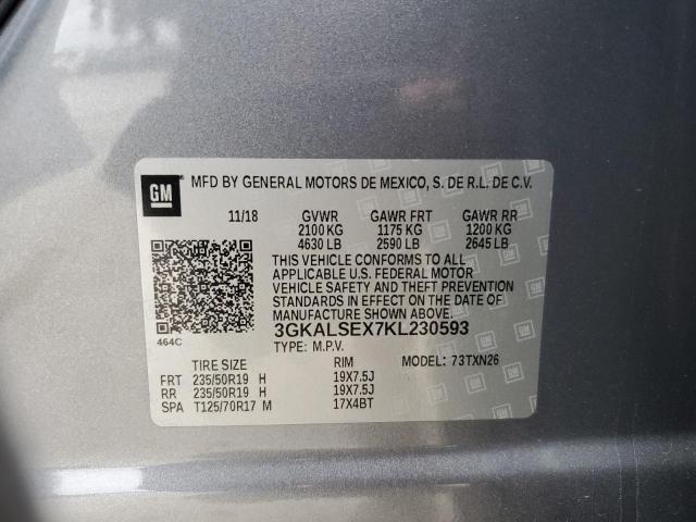 2019 GMC TERRAIN DE - 3GKALSEX7KL230593