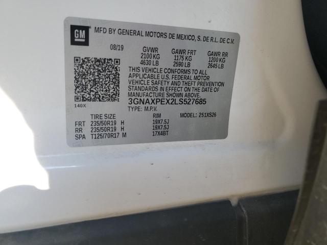 2020 CHEVROLET EQUINOX PR - 3GNAXPEX2LS527685