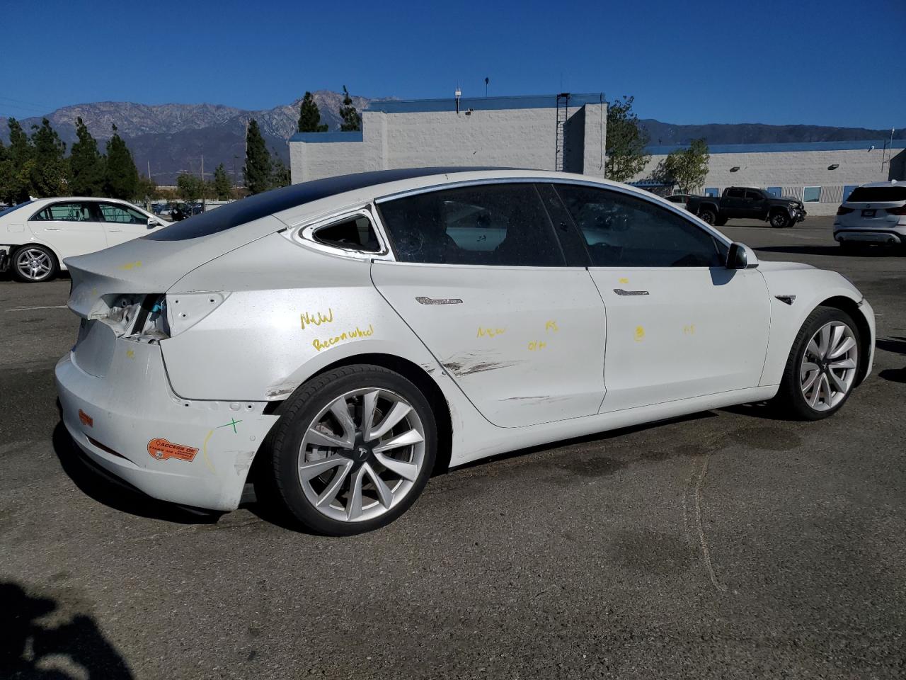 Lot #2989217765 2020 TESLA MODEL 3