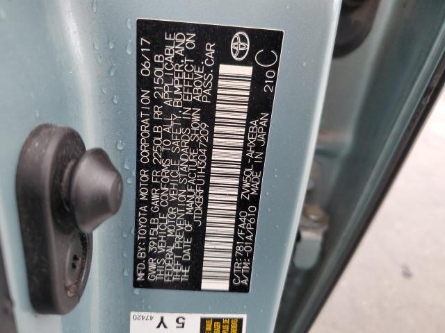 2017 TOYOTA PRIUS - JTDKBRFU1H3047209