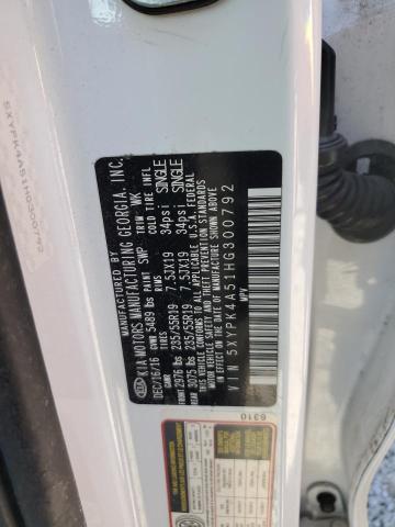 2017 KIA SORENTO SX - 5XYPK4A51HG300792