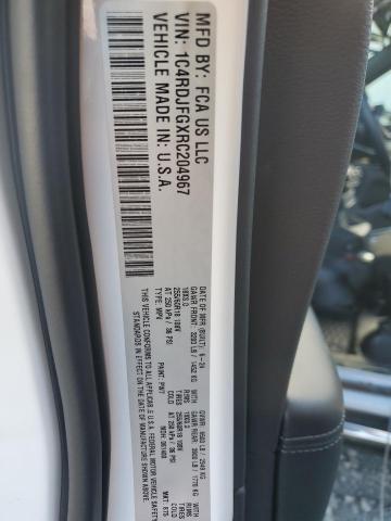 2024 DODGE DURANGO PU 1C4RDJFGXRC204967