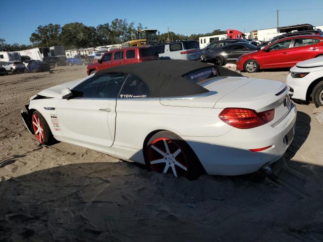 BMW 640 I 2012 white converti gas WBALW7C55CC618703 photo #3