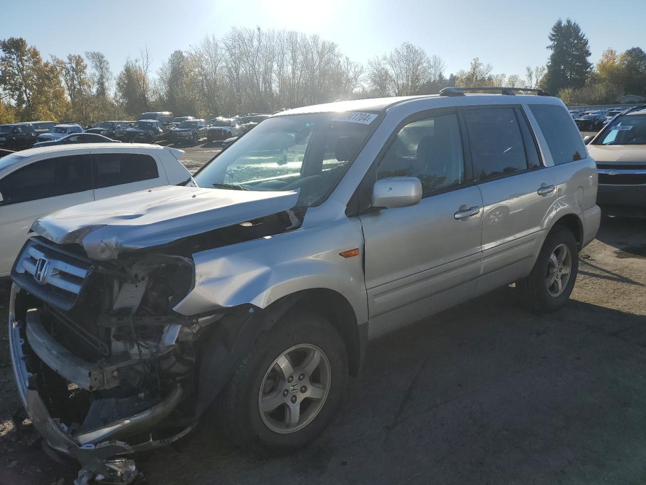 Lot #2993468176 2007 HONDA PILOT EX