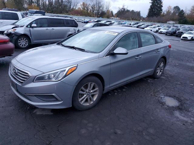 HYUNDAI SONATA SE 2017 silver  gas 5NPE24AFXHH498233 photo #1