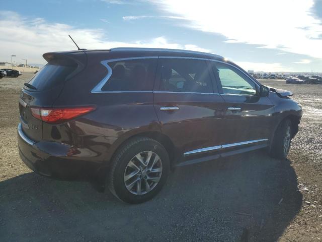 INFINITI JX35 2013 maroon  gas 5N1AL0MN0DC310151 photo #4