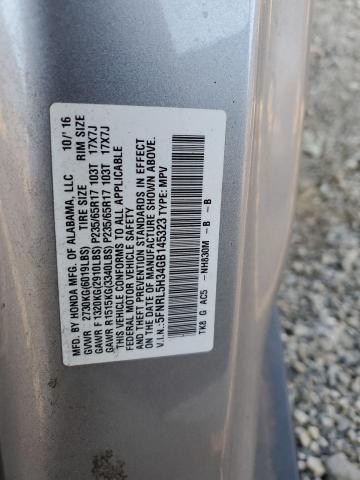 2016 HONDA ODYSSEY SE - 5FNRL5H34GB145323
