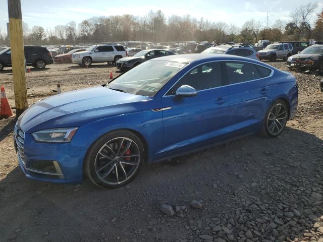 AUDI S5 PRESTIG 2018 blue  gas WAUC4DF55JA018546 photo #1