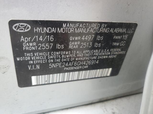 2016 HYUNDAI SONATA SE - 5NPE24AF6GH426914