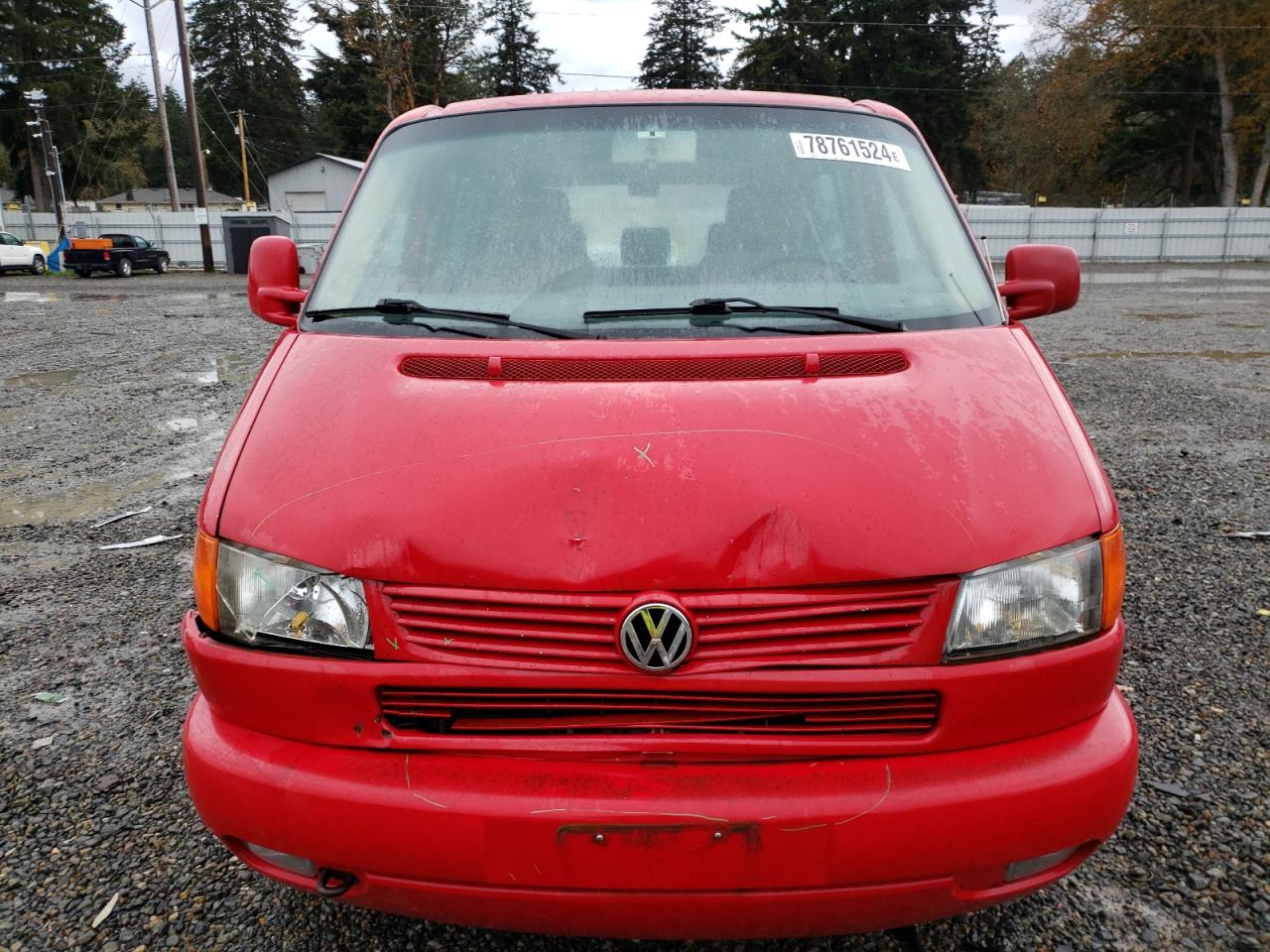 Lot #2993924314 2001 VOLKSWAGEN EUROVAN GL