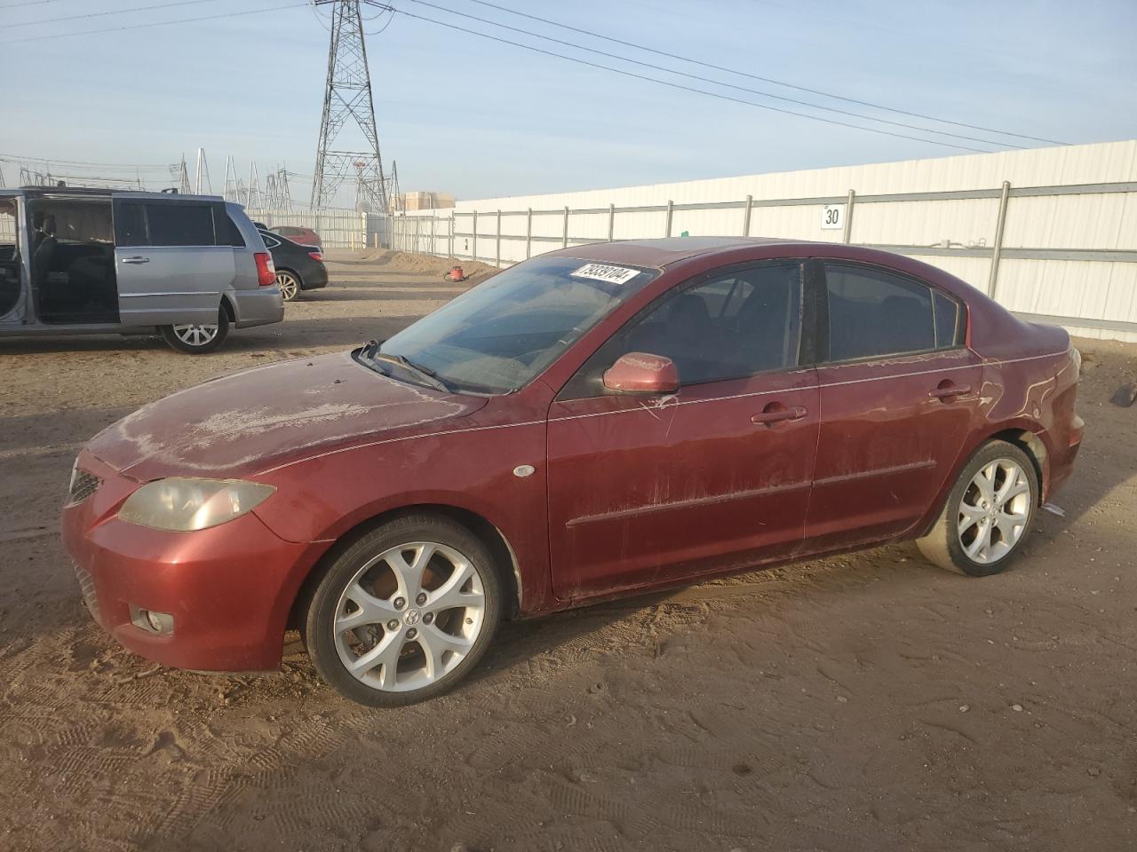 Lot #2977071644 2009 MAZDA 3 I