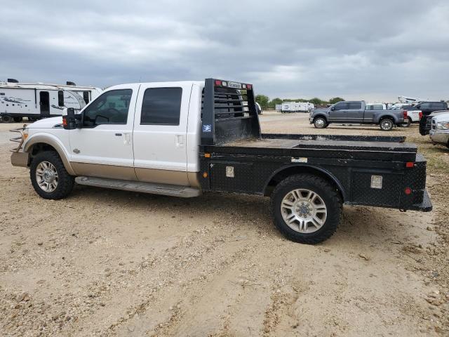 FORD F350 SUPER 2012 white crew pic diesel 1FT8W3BT5CEC92536 photo #3