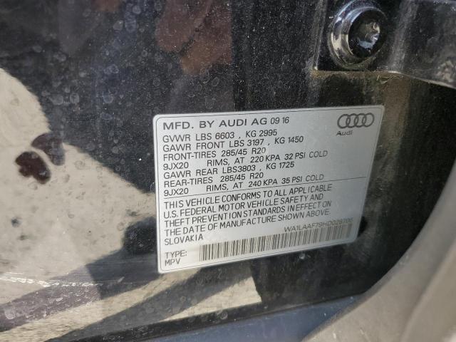 VIN WA1LAAF79HD028706 2017 AUDI Q7 no.14