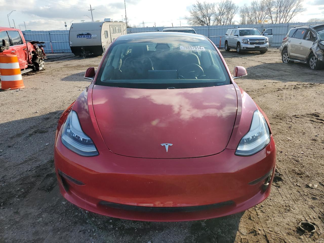 Lot #2969770288 2020 TESLA MODEL 3