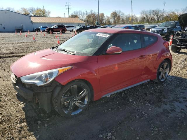 HYUNDAI VELOSTER T 2013 red  gas KMHTC6AE8DU131818 photo #1