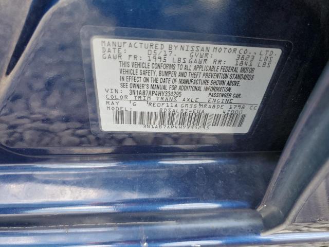 2017 NISSAN SENTRA S - 3N1AB7AP4HY334295