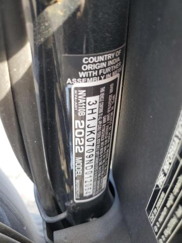 2022 HONDA NVA110 B 3H1JK0709ND012054