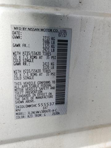 2017 INFINITI QX60 - 5N1DL0MM5HC555537