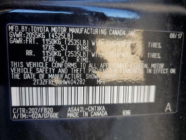 VIN 2T3ZFREV8HW404282 2017 Toyota RAV4, LE no.13