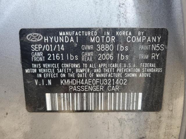 2015 HYUNDAI ELANTRA SE - KMHDH4AE0FU321402