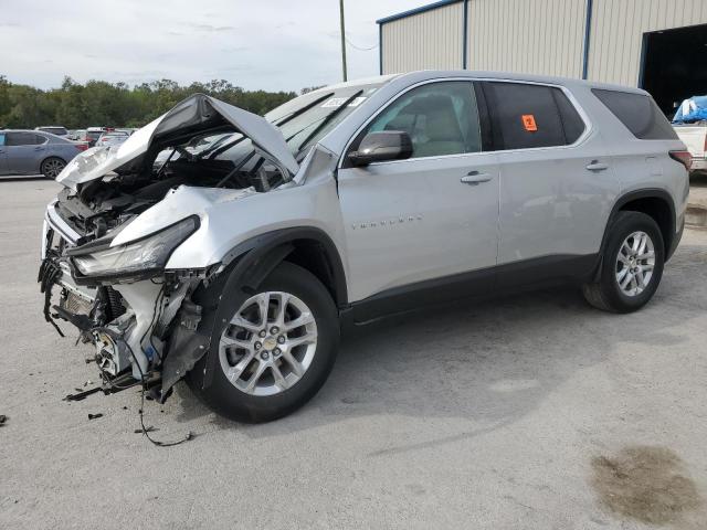 CHEVROLET TRAVERSE L 2022 silver  gas 1GNERFKW5NJ120174 photo #1