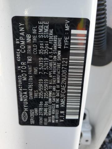 2022 HYUNDAI TUCSON N L - KM8JFCAE2NU087121