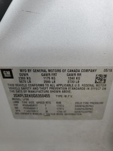2016 GMC TERRAIN SL - 2GKFLSEK6G6350455