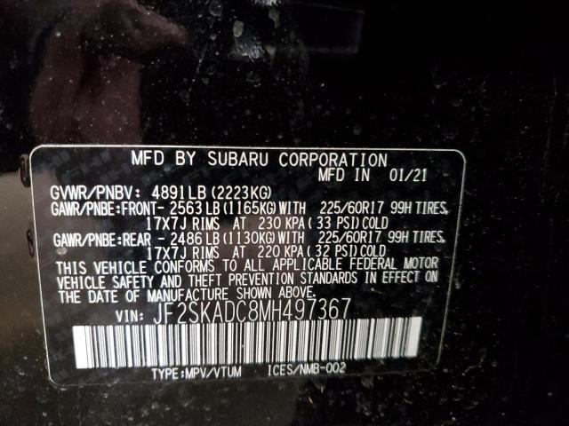 2021 SUBARU FORESTER - JF2SKADC8MH497367