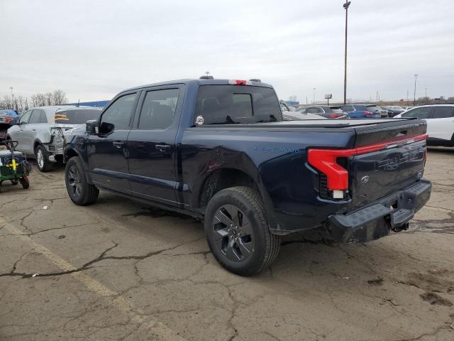 FORD F150 LIGHT 2023 blue  electric 1FT6W1EV4PWG26614 photo #3