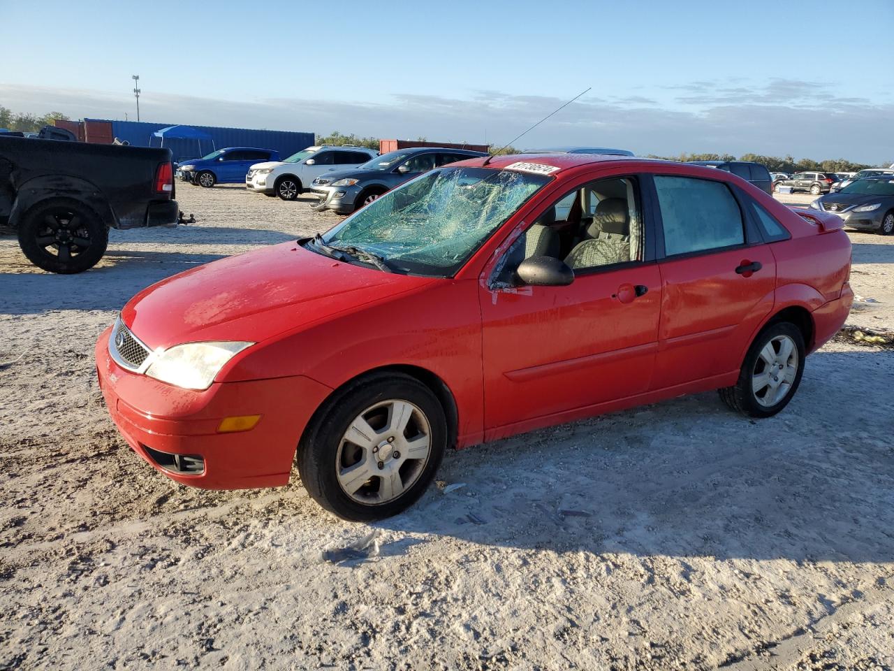 Lot #3024514373 2006 FORD FOCUS ZX4