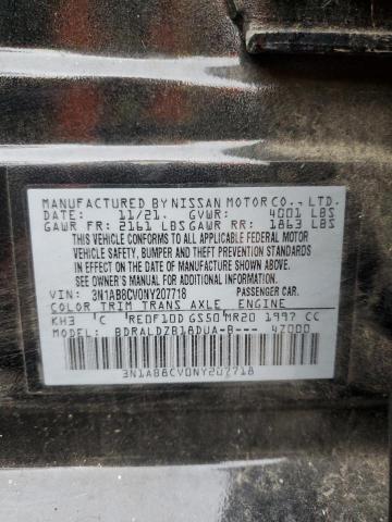 VIN 3N1AB8CV0NY207718 2022 NISSAN SENTRA no.13