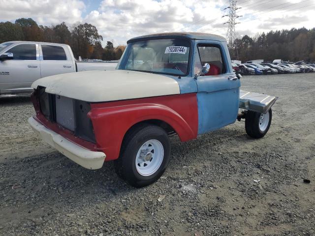 FORD F-100 1966 blue   F10AN831159 photo #1