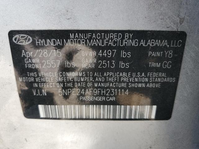 2015 HYUNDAI SONATA SE - 5NPE24AF9FH231114