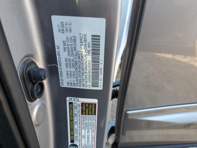 2017 HONDA CR-V TOURI - 5J6RW2H90HL053810