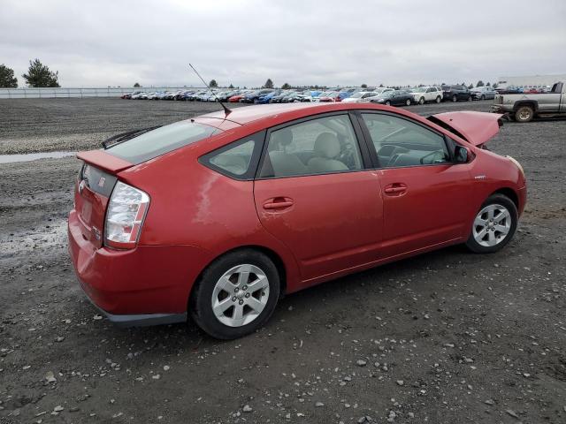 TOYOTA PRIUS 2007 red  hybrid engine JTDKB20U473254367 photo #4