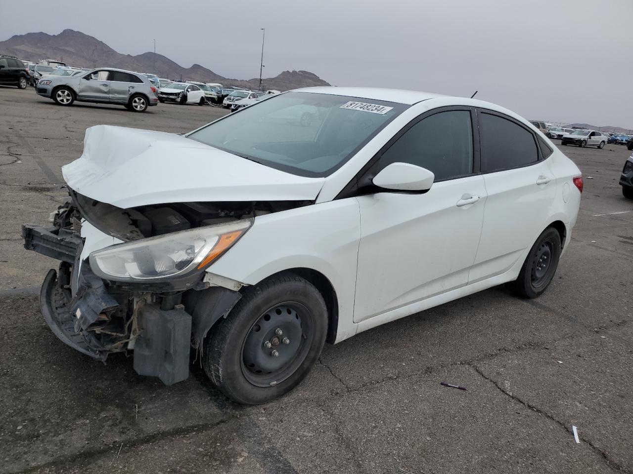 Lot #3024247806 2015 HYUNDAI ACCENT GLS