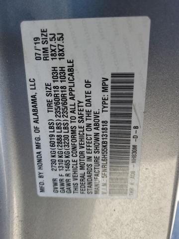 2019 HONDA ODYSSEY EX - 5FNRL6H55KB131818
