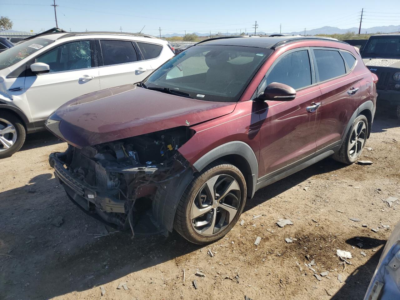 Lot #2991881149 2016 HYUNDAI TUCSON LIM