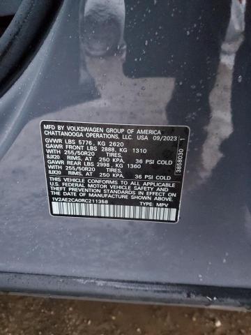 2024 VOLKSWAGEN ATLAS CROS 1V2AE2CA0RC211358