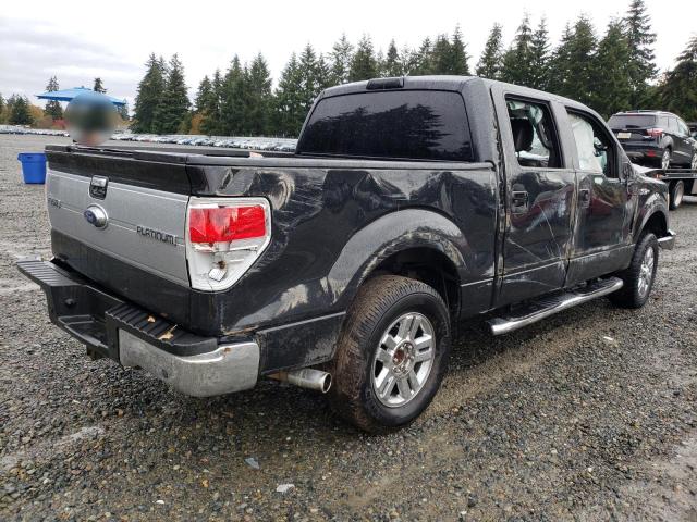 FORD F150 SUPER 2010 black crew pic gas 1FTEW1C80AFD03659 photo #4