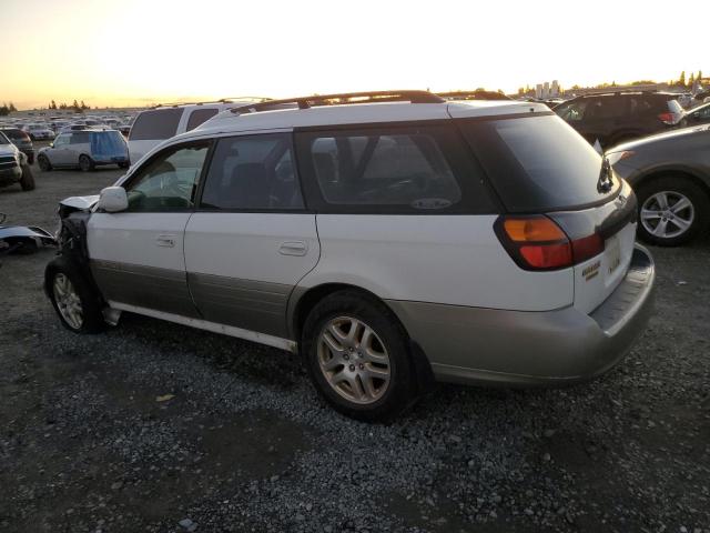 SUBARU LEGACY OUT 2000 white station gas 4S3BH6865Y7659871 photo #3