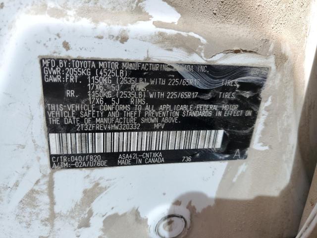 2017 TOYOTA RAV4 LE - 2T3ZFREV4HW320332