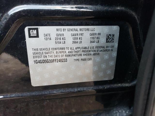 2015 BUICK LACROSSE P - 1G4GD5G39FF248233
