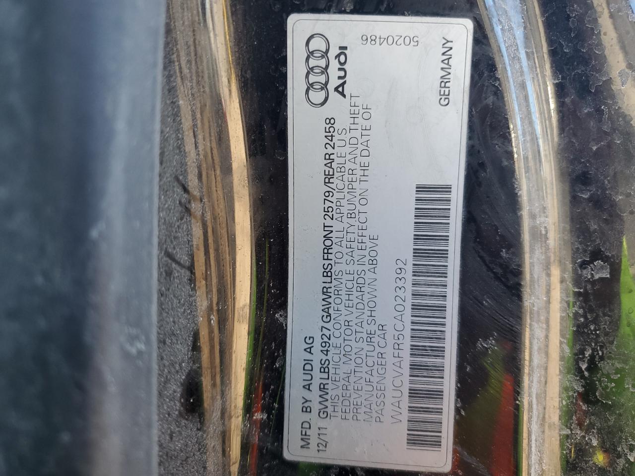 Lot #2977408855 2012 AUDI S5 PREMIUM