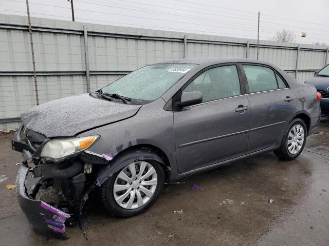 TOYOTA COROLLA BA 2013 charcoal  gas 5YFBU4EEXDP116326 photo #1