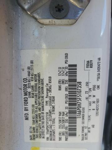 2015 FORD FUSION SE - 1FA6P0H75F5107358