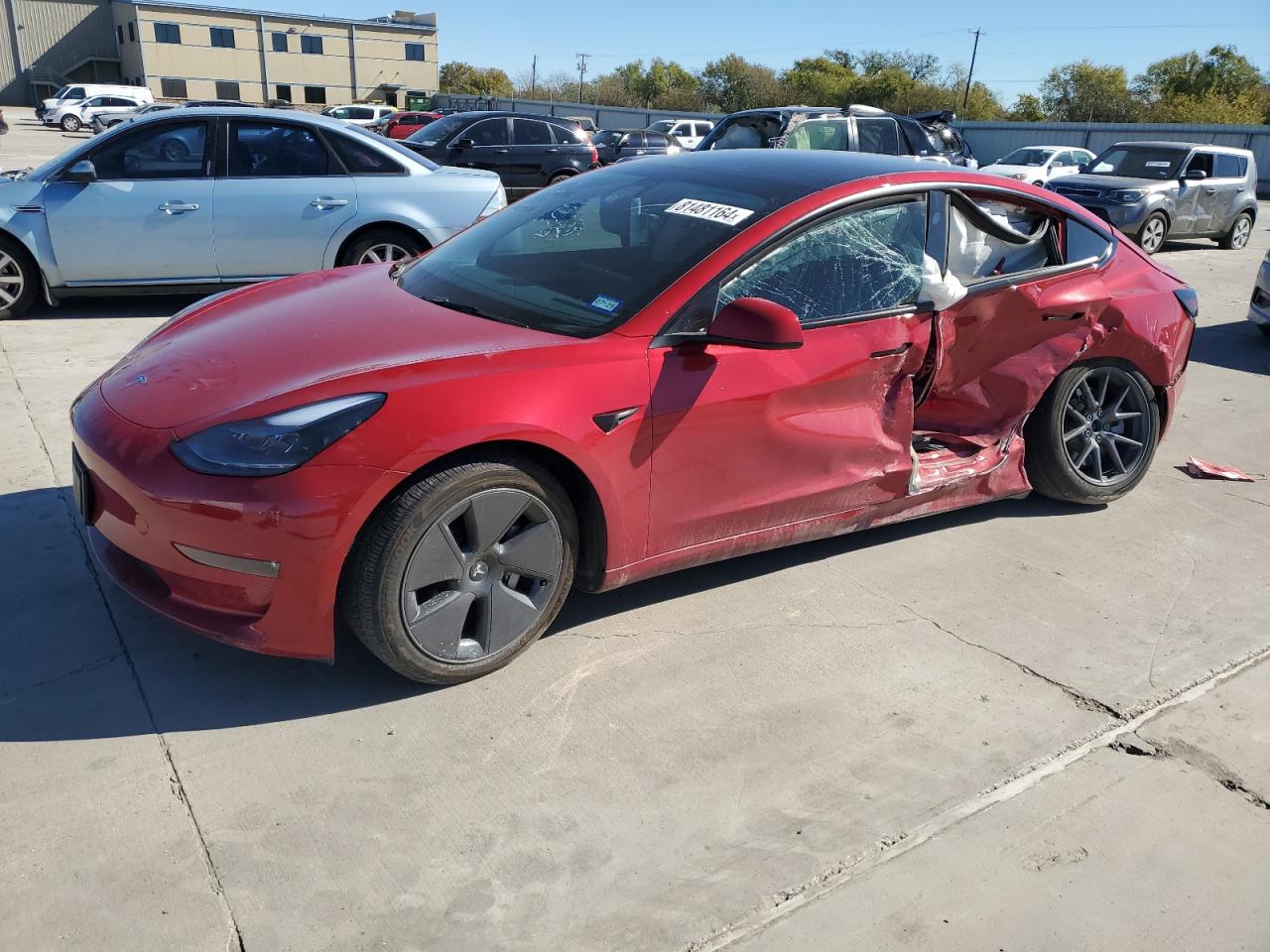 Lot #3034400061 2023 TESLA MODEL 3